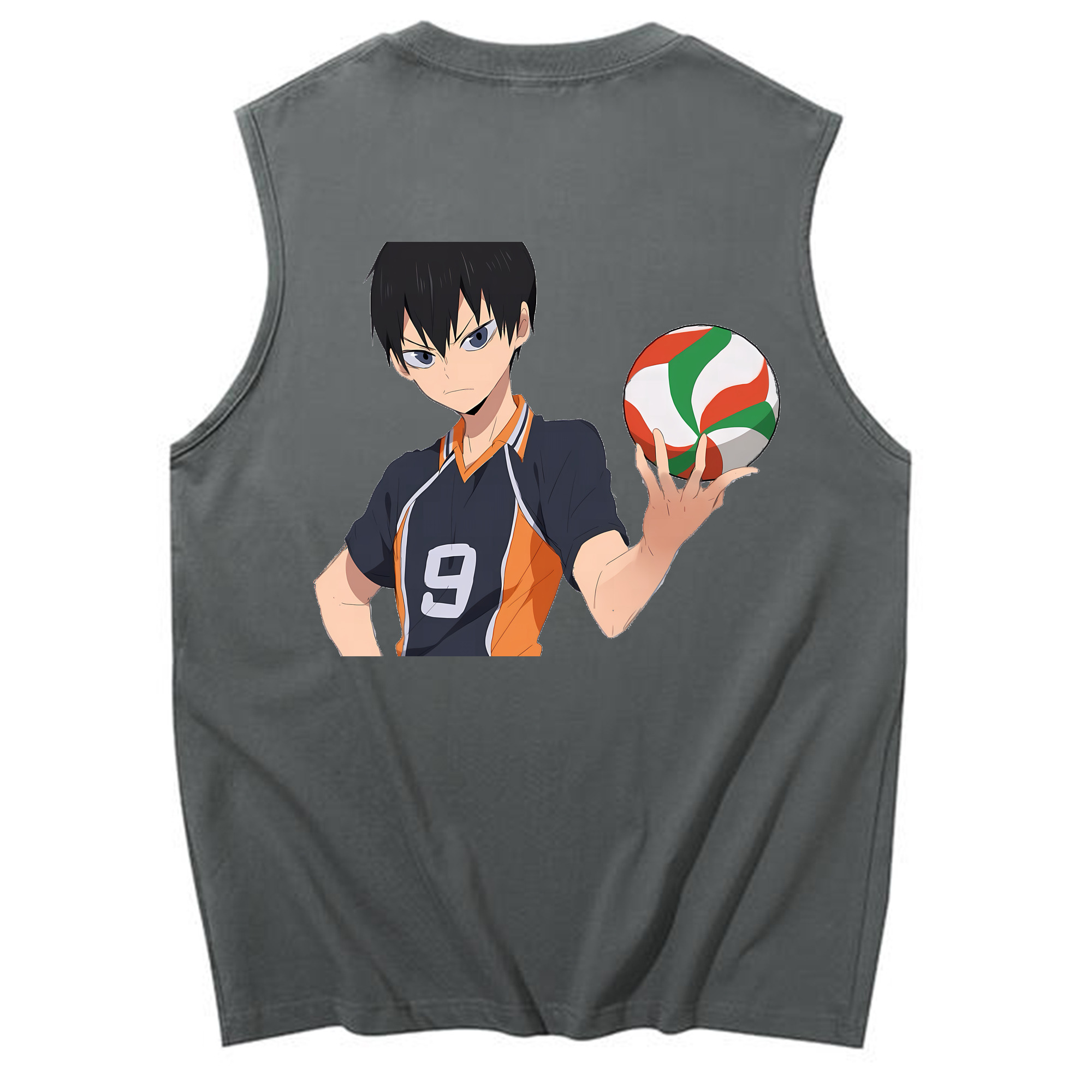 （画像用） ハイキュー!! Haikyu!! コットン100％タンクトップ（背面プリント）